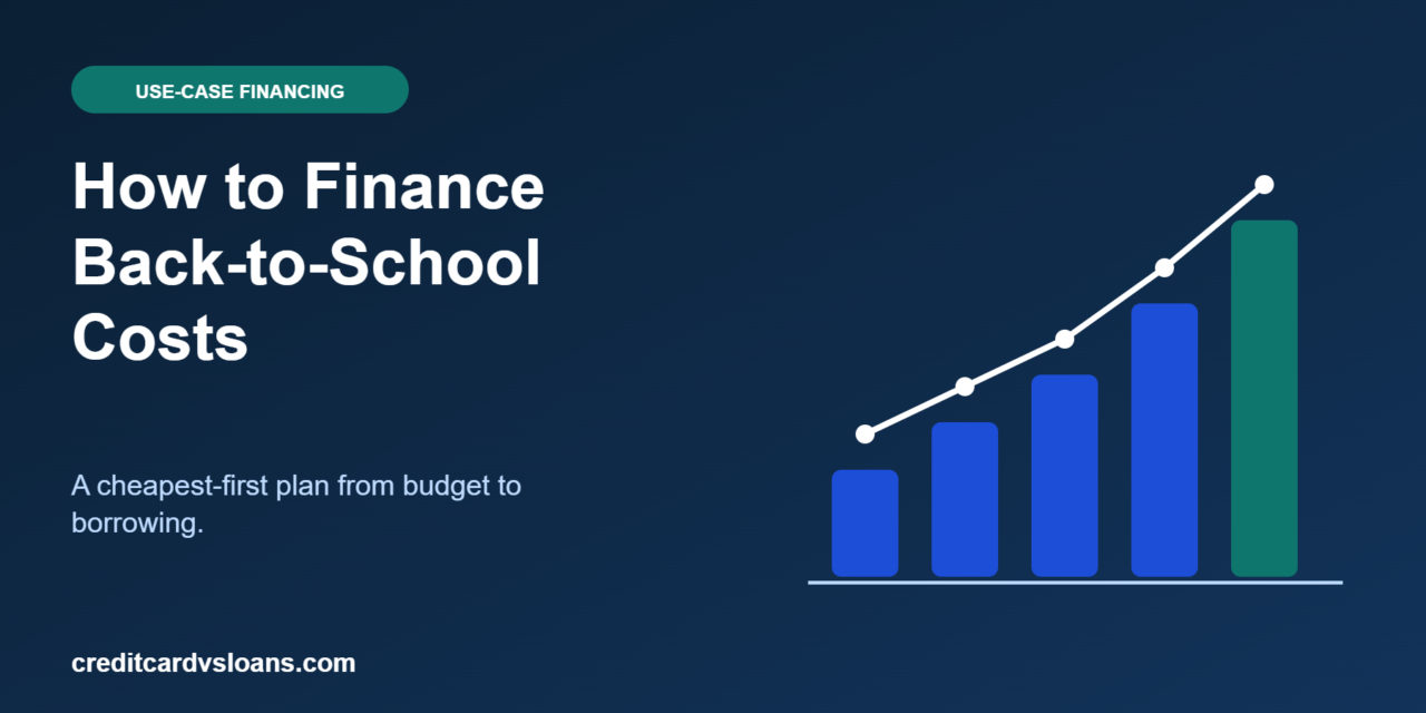 How to Finance Back-to-School Costs: Credit Cards, Loans and Lower-Cost Options