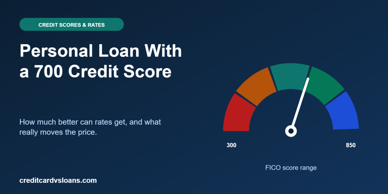 Personal Loan With a 700 Credit Score: How Much Better Can Rates Get?