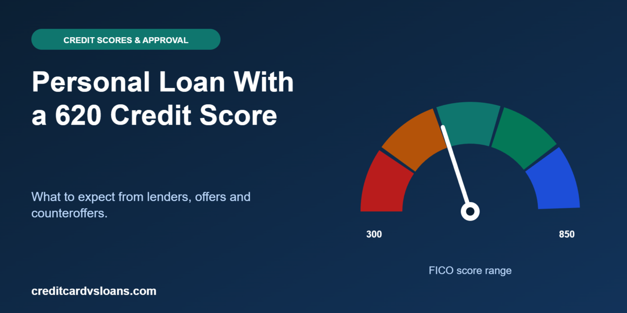 Personal Loan With a 620 Credit Score: What to Expect