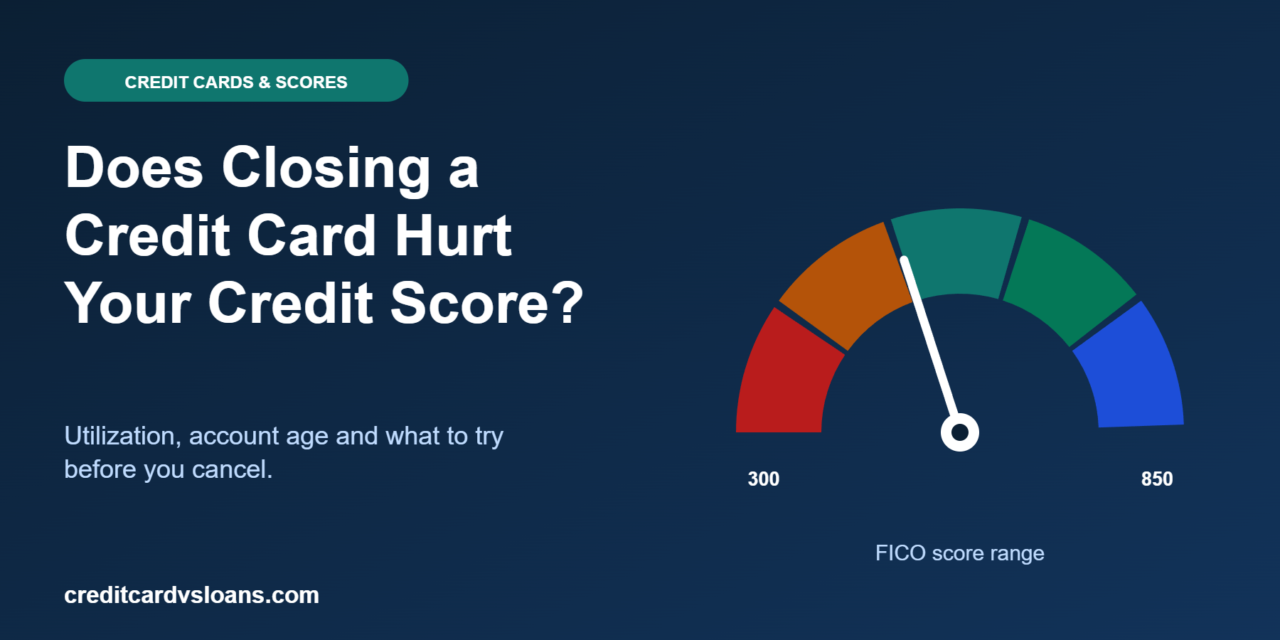 Does Closing a Credit Card Hurt Your Credit Score?