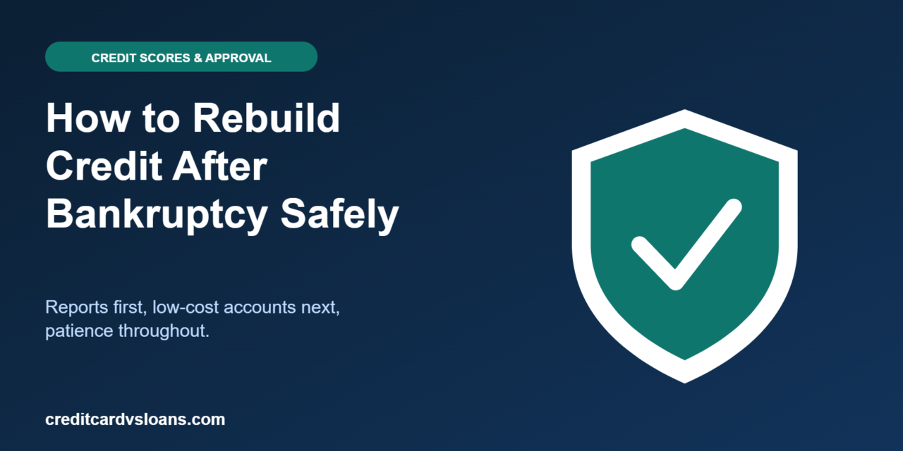 How to Rebuild Credit After Bankruptcy Safely