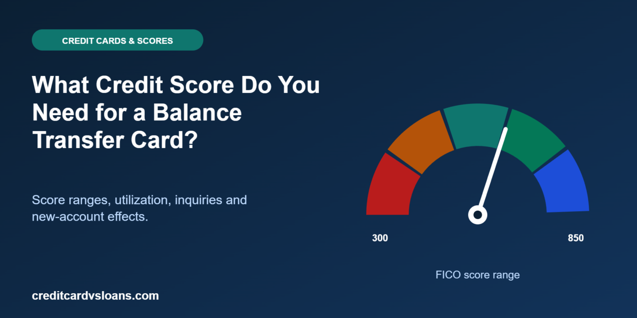 What Credit Score Do You Need for a Balance Transfer Card?