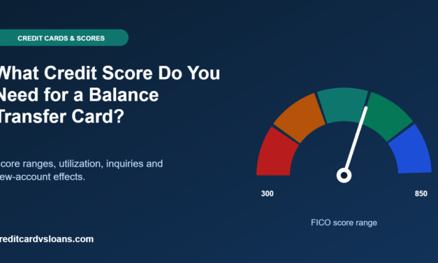 What Credit Score Do You Need for a Balance Transfer Card?