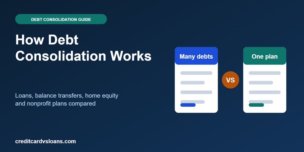 How Debt Consolidation Works: Loans, Balance Transfers and Other Options