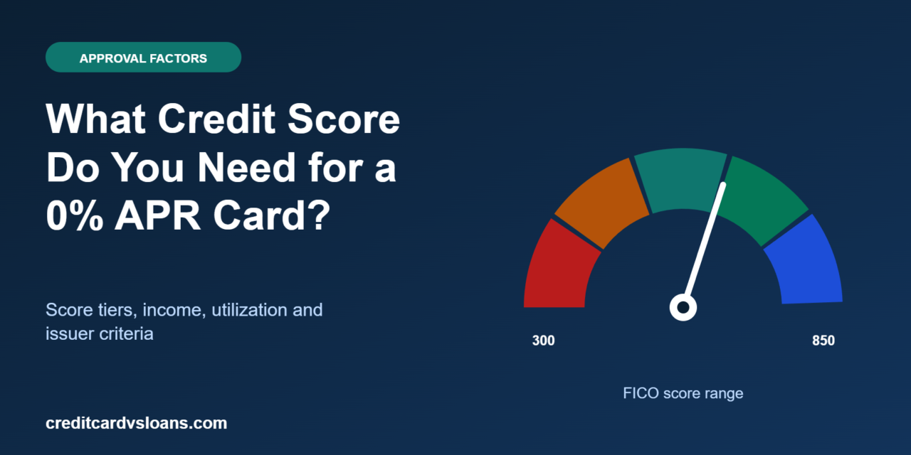 What Credit Score Do You Need for a 0% APR Credit Card?