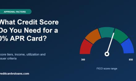 What Credit Score Do You Need for a 0% APR Credit Card?
