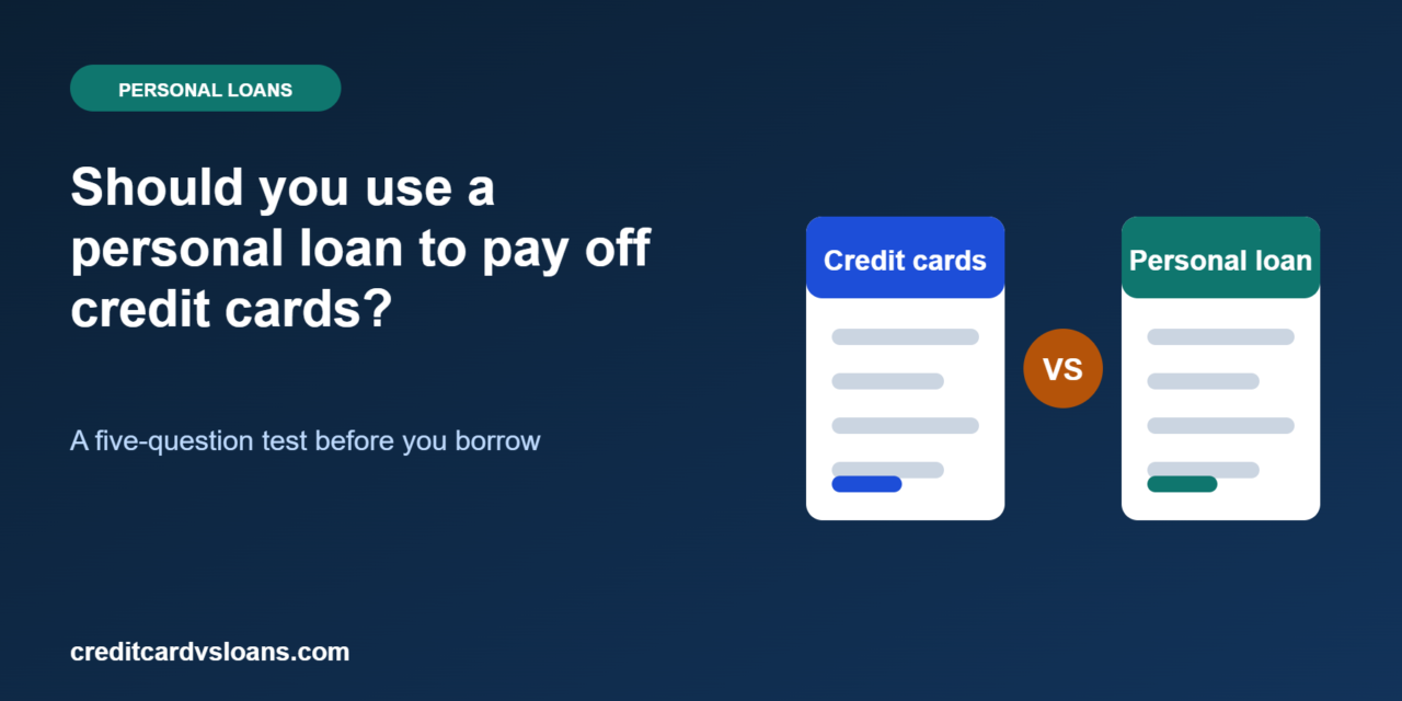 Should You Use a Personal Loan to Pay Off Credit Cards?