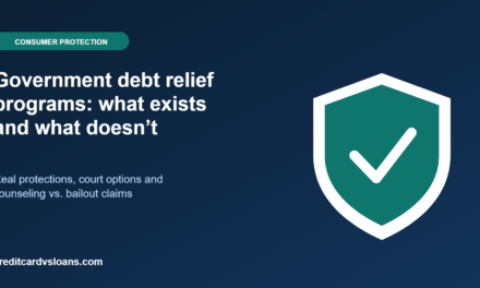 Government Debt Relief Programs for Credit Card Debt: What Exists and What Doesn’t