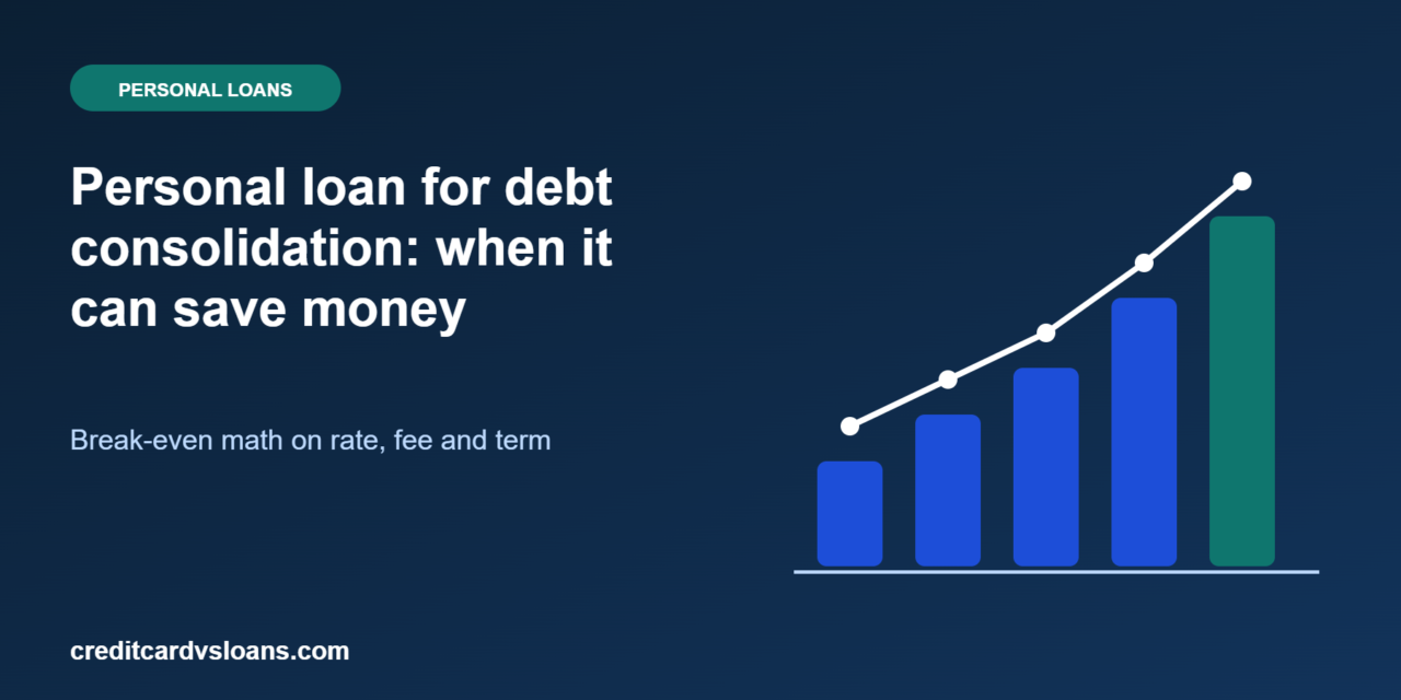 Personal Loan for Debt Consolidation: When It Can Save Money