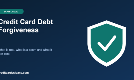 Credit Card Debt Forgiveness: What Is Real and What Is a Scam?