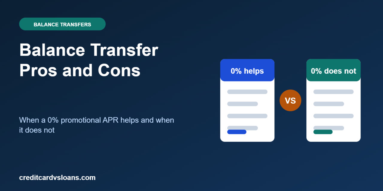 Balance Transfer Pros and Cons: When 0% APR Helps and When It Doesn’t