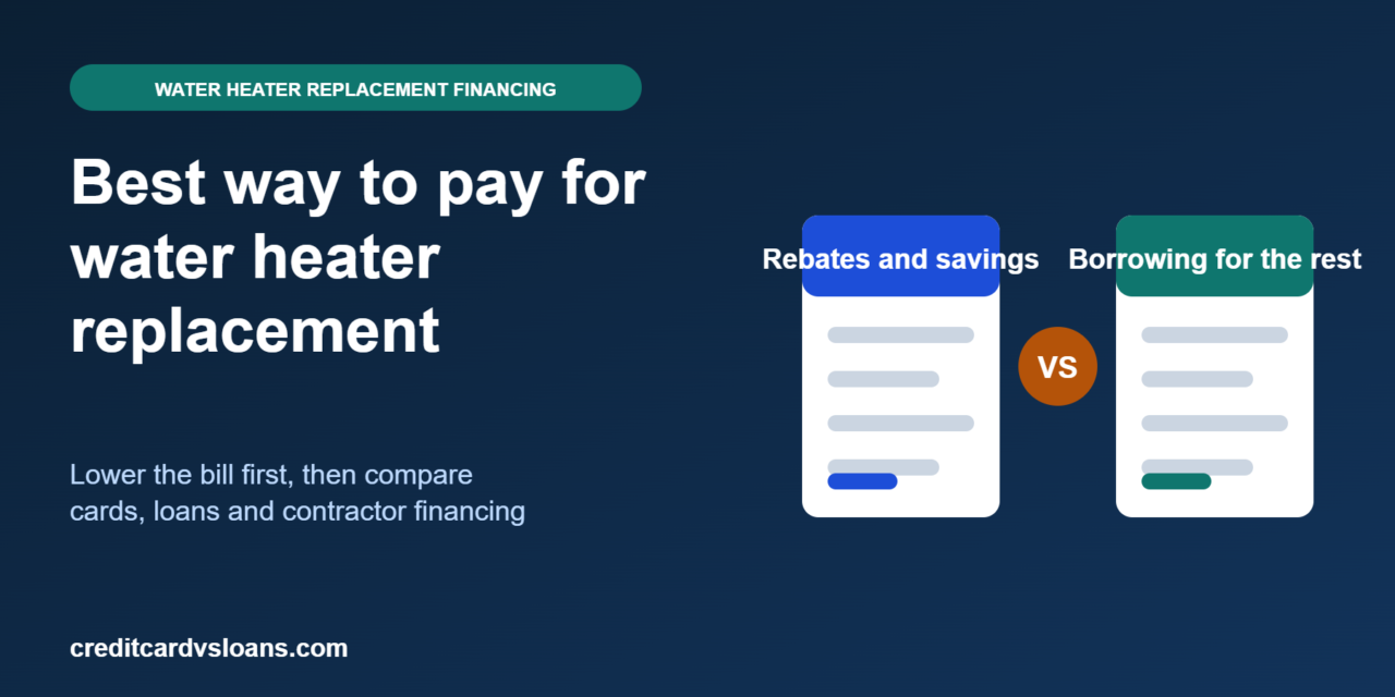 Best Way to Pay for Water Heater Replacement: Compare Borrowing Options Before You Commit