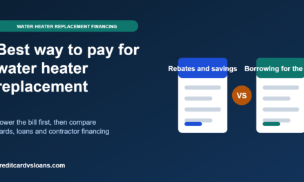 Best Way to Pay for Water Heater Replacement: Compare Borrowing Options Before You Commit