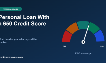 Personal Loan With a 650 Credit Score: Approval and Rate Factors
