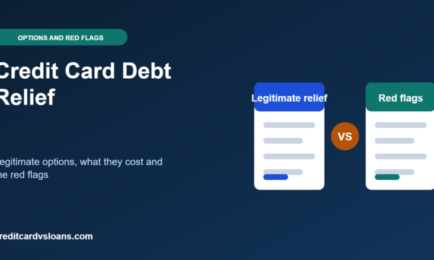 Credit Card Debt Relief: Legitimate Options and Red Flags