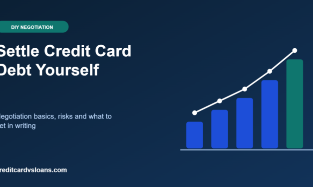 Can You Settle Credit Card Debt Yourself? Risks and Negotiation Basics