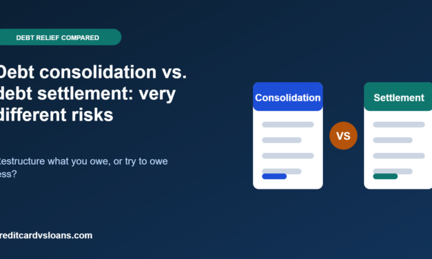 Debt Consolidation vs. Debt Settlement: Very Different Risks