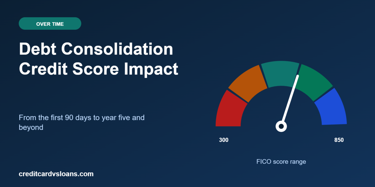 How Debt Consolidation Can Affect Your Credit Score Over Time